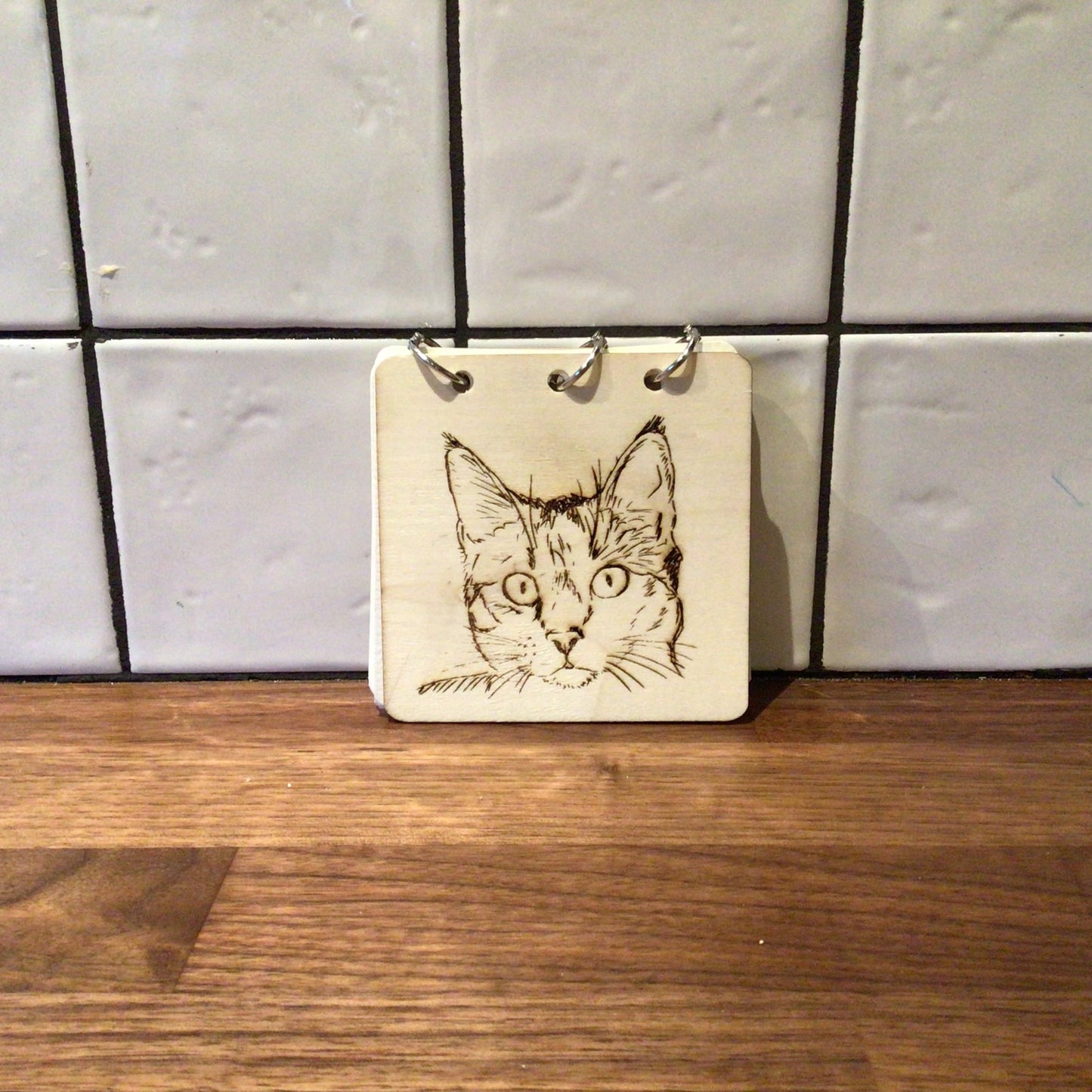 Mini schetboek- kat