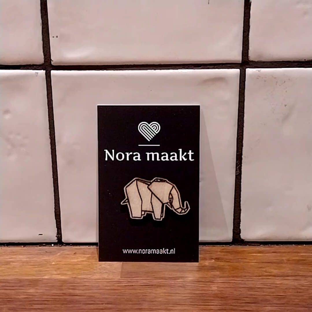 Houten pin-Olifant