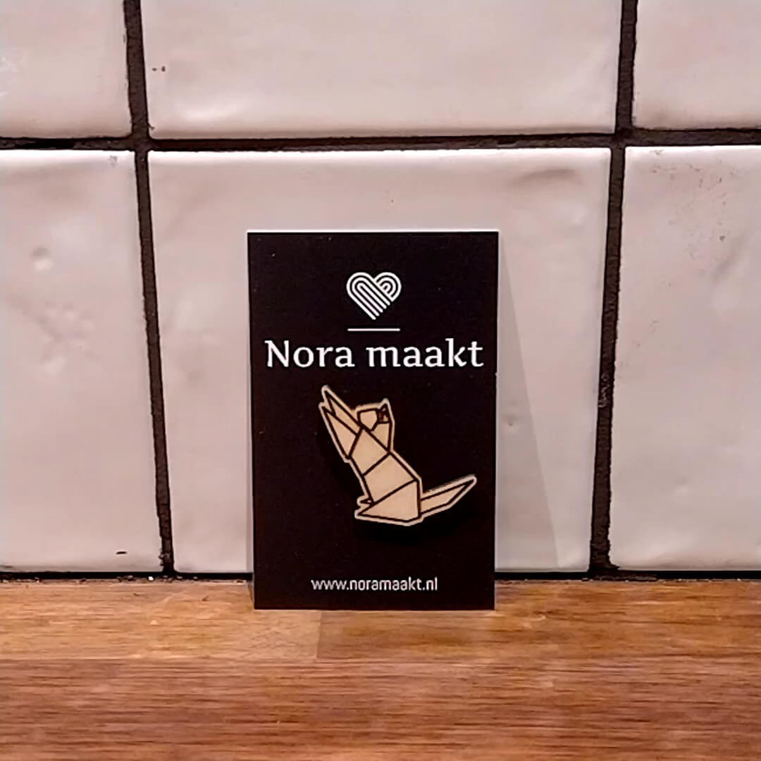 Houten pin-Kat
